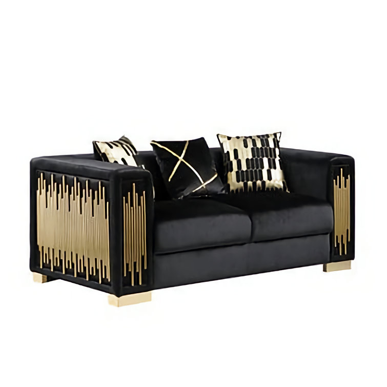 Brayden Studio® Condry 2 Piece Velvet Living Room Set Wayfair